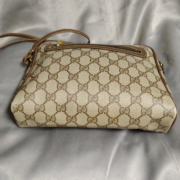 ❤️Vintage GUCCI Ophidia Web GG Supreme Crossbody Bag Purse - Picture 4 of 8